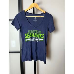 NFL Team Women's V-Neck Tee Seattle Seahawks Size Small